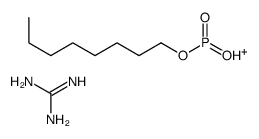 octyl hydrogen phosphonate, compound with guanidine (1:1) structure