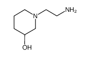 1-(2-胺乙基)哌啶-3-醇结构式