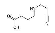 4-(2-cyanoethylamino)butanoic acid结构式