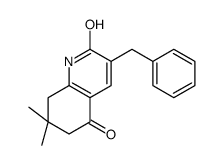 3-苄基-2-羟基-7,7-二甲基-7,8-二氢喹啉-5(6H)-酮结构式