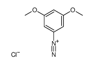 3,5-dimethoxybenzenediazonium chloride Structure