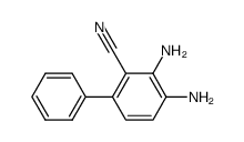 3,4-Diamino-biphenyl-2-carbonitrile Structure