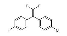 Benzene, 1-chloro-4-[2,2-difluoro-1-(4-fluorophenyl)ethenyl] Structure