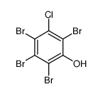3-chloro-2,4,5,6-tetrabromophenol Structure
