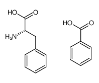 L-phenylalanine benzoic acid salt Structure