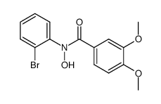 N-(2-bromophenyl)-N-hydroxy-3,4-dimethoxybenzamide结构式