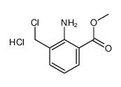 methyl 2-amino-3-(chloromethyl)benzoate,hydrochloride Structure