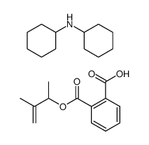 (RS)-3-methylbut-3-en-2-ol hydrogen phthalate dicyclohexylamine salt结构式