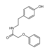 Acetamide, N-[2-(4-hydroxyphenyl)ethyl]-2-phenoxy结构式