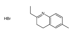 2-ethyl-6-methyl-3,4-dihydroquinoline,hydrobromide结构式