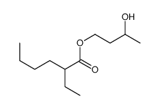 3-hydroxybutyl 2-ethylhexanoate Structure