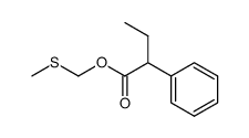 (methylthio)methyl 2-phenylbutanoate Structure