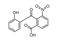 2-(2-hydroxybenzoyl)-3-nitrobenzoic acid结构式