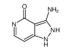 3-氨基-1H-吡唑并[4,3-c]吡啶-4(5h)-酮结构式