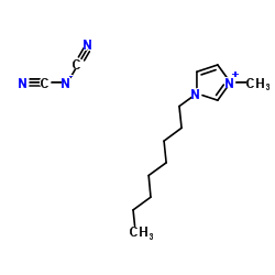 1-辛基-3-甲基咪唑二腈胺盐结构式