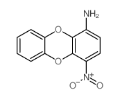 4-nitrodibenzo-p-dioxin-1-amine结构式