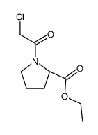 N-Chloroacetyl-DL-proline ethyl ester Structure