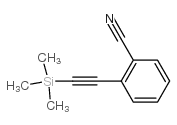 2-(2-trimethylsilylethynyl)benzonitrile结构式