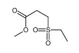 methyl 3-ethylsulfonylpropanoate Structure
