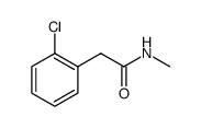 2-(2-氯苯基)-N-甲基乙酰胺结构式