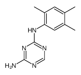 N2-(2,4,5-trimethyl-phenyl)-[1,3,5]triazine-2,4-diyldiamine Structure