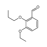 3-乙氧基-2-丙氧基苯甲醛结构式
