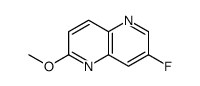 7-氟-2-甲氧基-1,5-萘啶结构式