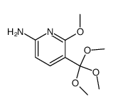 6-amino-2-methoxy-3-trimethoxymethylpyridine结构式
