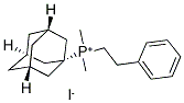 1-ADAMANTYL(DIMETHYL)(2-PHENYLETHYL)PHOSPHONIUM结构式