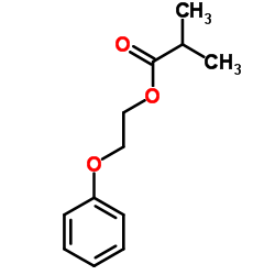 异丁酸苯氧乙酯结构式