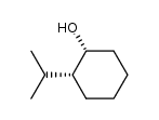 (+/-)-cis-2-Isopropyl-cyclohexanol结构式