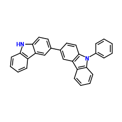 9-phenyl-9H,9'H-3,3'-bicarbazole Structure