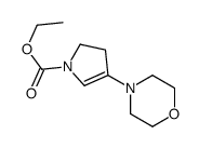 ethyl 4-morpholin-4-yl-2,3-dihydropyrrole-1-carboxylate结构式