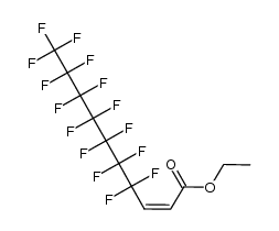 Ethyl Z-3-F-heptyl 2-propenoate Structure