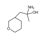 (S)-2-氨基-1-((r)-四氢-2H-吡喃-3-基)丙烷-2-醇结构式