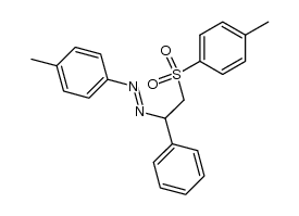 1-(1-phenyl-2-tosylethyl)-2-(p-tolyl)diazene结构式
