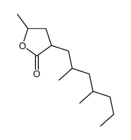 3-(2,4-dimethylheptyl)-5-methyloxolan-2-one Structure