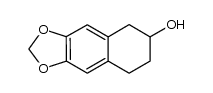 1,2,3,4-tetrahydro-6,7-methylenedioxy-2-naphthol结构式