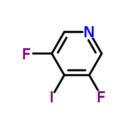 3,5-二氟-4-碘吡啶结构式
