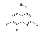 4-(Bromomethyl)-7,8-difluoro-2-methoxyquinoline Structure