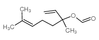 3,7-二甲基-1,6-辛二烯-3-醇甲酸酯结构式