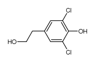 2-(3,5-dichloro-4-hydroxyphenyl)ethanol结构式