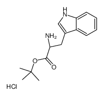 L-色氨酸叔丁基酯盐酸盐结构式