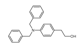2-(4-dibenzylaminophenyl)ethyl alcohol结构式
