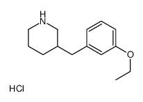 3-[(3-ethoxyphenyl)methyl]piperidine,hydrochloride Structure