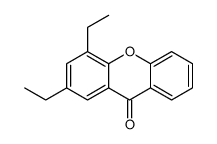 2,4-diethylxanthen-9-one Structure