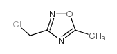 3-(氯甲基)-5-甲基-1,2,4-噁二唑结构式