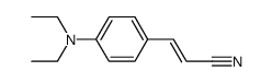 trans-4-diethylaminocinnamonitrile结构式