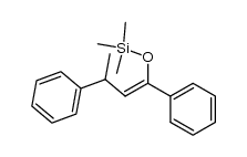 1,3-diphenyl-(Z)-1-trimethylsilyloxy-1-butene结构式