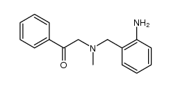 2-((2-aminobenzyl)(methyl)amino)-1-phenylethanone结构式